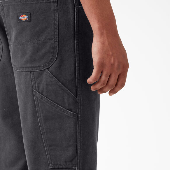 Pantalon menuisier en coutil d&eacute;lav&eacute; &agrave; la pierre - Stonewashed Black &#40;SBK&#41;