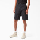 Short menuisier en coutil d&eacute;lav&eacute; &agrave; la pierre, 9&nbsp;po - Stonewashed Black &#40;SBK&#41;