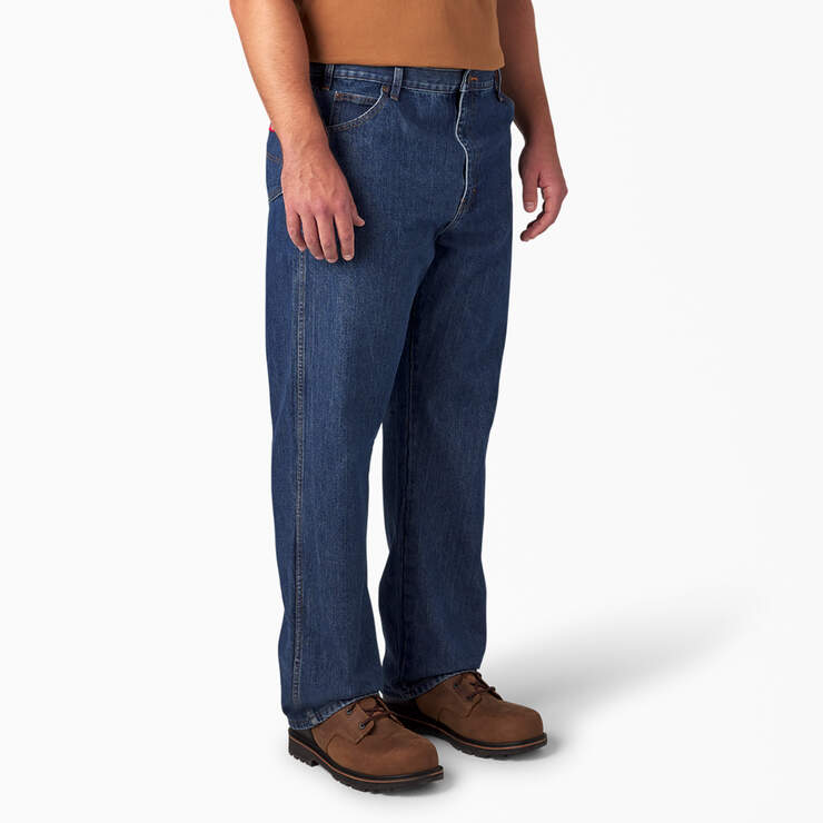 Jeans de coupe standard - Stonewashed Indigo Blue (SNB) numéro de l’image 7