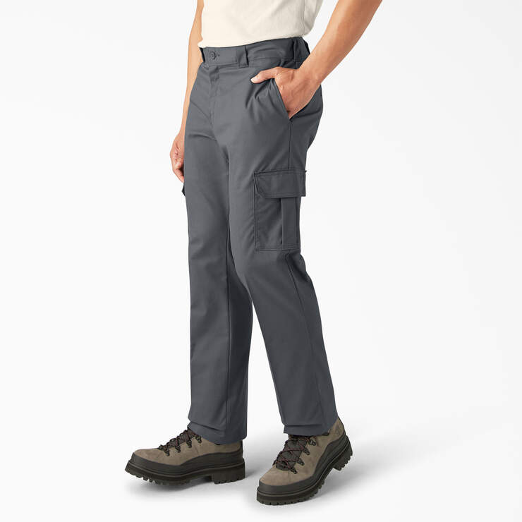 FLEX Regular Fit Cargo Pants - Charcoal Gray (CH) image number 3