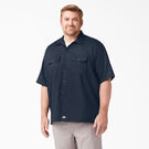 Relaxed Fit Short Sleeve Work Shirt - Dark Navy &#40;DN&#41;