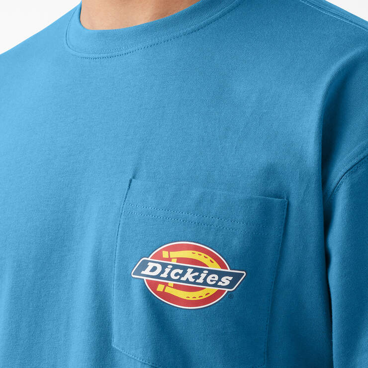 Chest Logo Pocket T-Shirt - Bright Cobalt (B2T) image number 5