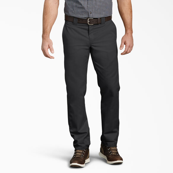 Pantalon de travail FLEX &agrave; poche multi-usage, de coupe ajust&eacute;e et &agrave; jambe fusel&eacute;e - Black &#40;BK&#41;