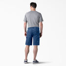 Short menuisier en denim &agrave; ceinture adaptable, 11&nbsp;po - Stonewashed Indigo Blue &#40;SNB&#41;