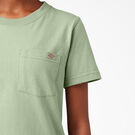 T-shirt &eacute;pais &agrave; manches courtes pour femmes - Celadon Green &#40;C2G&#41;