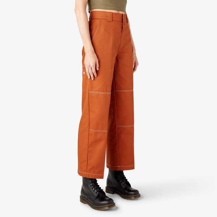 Pantalon à genoux renforcés de coupe décontractée pour femmes - Gingerbread Brown (IE) numéro de l’image 4