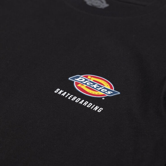 T-shirt skateboard Dickies avec logo sur la poitrine, de coupe standard - Black &#40;KBK&#41;