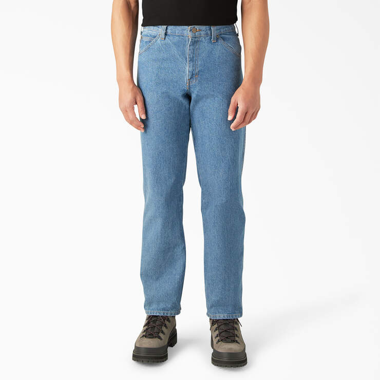 Jeans de coupe standard - Stonewashed Indigo Blue (SNB) numéro de l’image 1