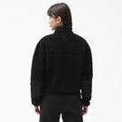Women&#39;s Red Chute Fleece Jacket - Black &#40;BKX&#41;