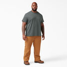 Heavyweight Heathered Short Sleeve Pocket T-Shirt - Hunter Green &#40;GHH&#41;