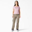 Pantalon cargo d&eacute;contract&eacute; pour femmes - Rinsed Desert Sand &#40;RDS&#41;