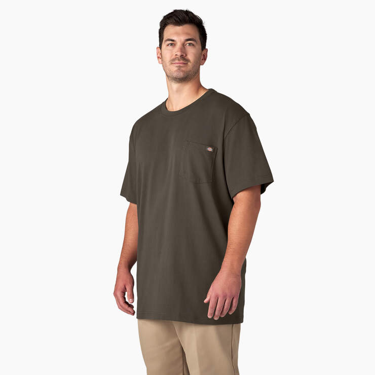 T-shirt épais à manches courtes et à poche - Black Olive (BV) numéro de l’image 6