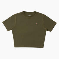 T-shirt court Maple Valley pour femmes - Military Green w/Nugget Stitch (MGN)