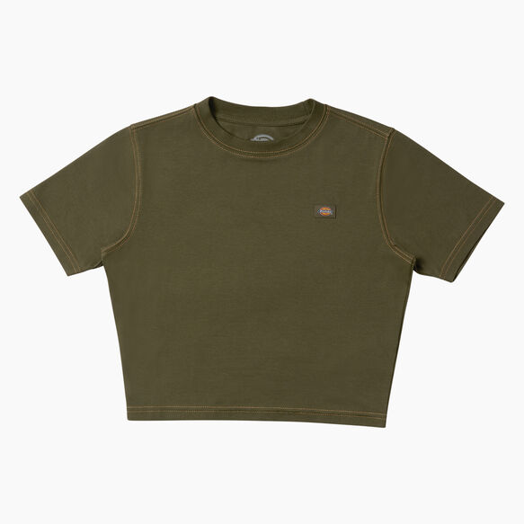 T-shirt court Maple Valley pour femmes - Military Green w/Nugget Stitch &#40;MGN&#41;