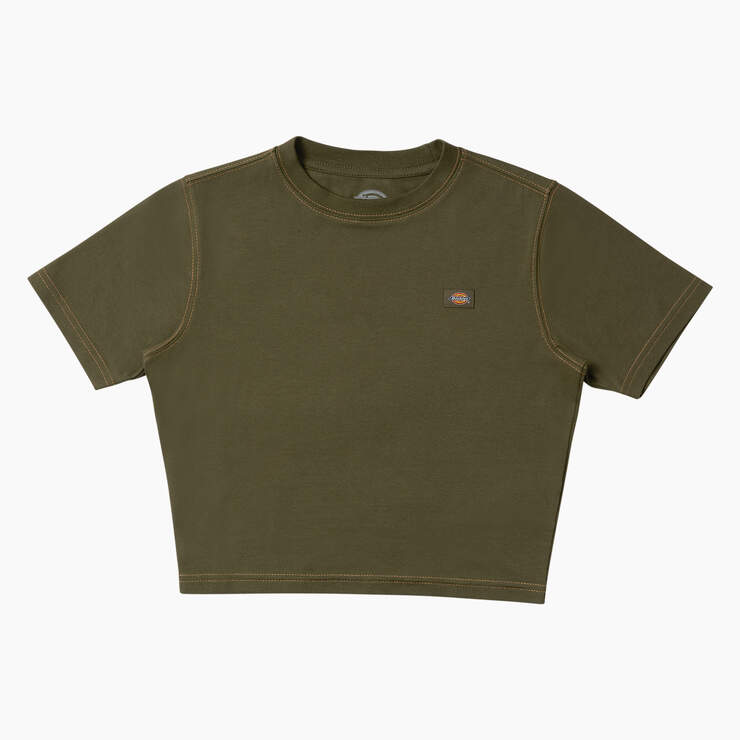 T-shirt court Maple Valley pour femmes - Military Green w/Nugget Stitch (MGN) numéro de l’image 1