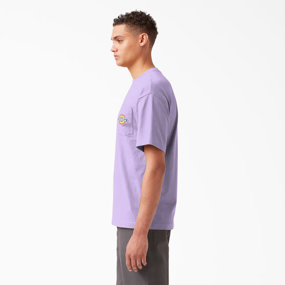 T-shirt &agrave; poche avec logo sur la poitrine - Purple Rose &#40;UR2&#41;