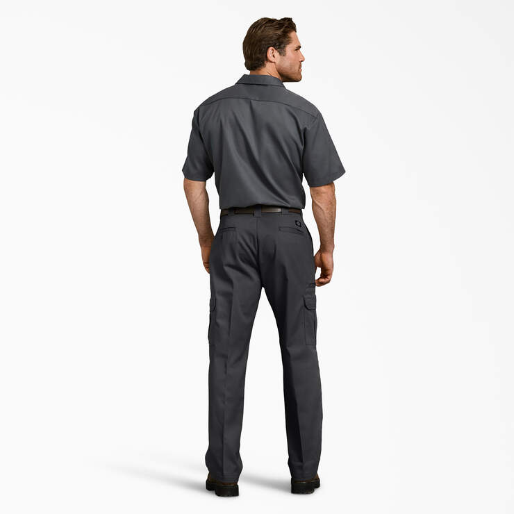 Pantalon cargo de coupe décontractée en tissu FLEX - Black (BK) numéro de l’image 5