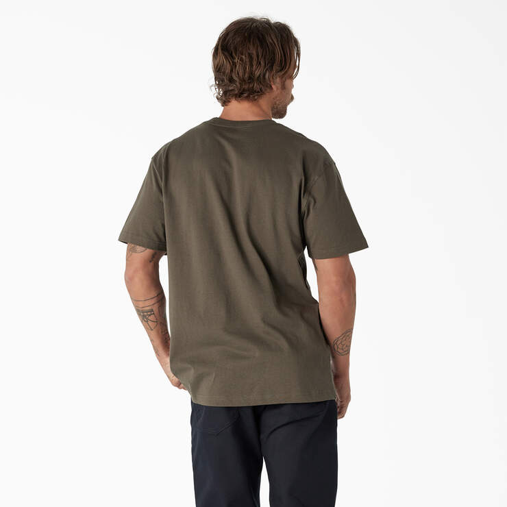 T-shirt épais à logo et à manches courtes - Moss Green (MS) numéro de l’image 2