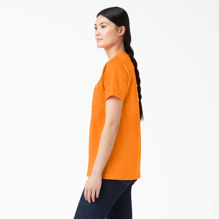 T-shirt épais à manches courtes pour femmes - Orange (OR) numéro de l’image 3