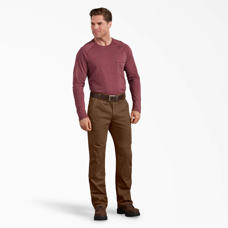 Pantalon standard en coutil à genoux renforcés - Stonewashed Timber Brown (STB) numéro de l’image 4