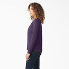 Women&#39;s Heavyweight Henley - Dusty Purple Heather &#40;U2H&#41;