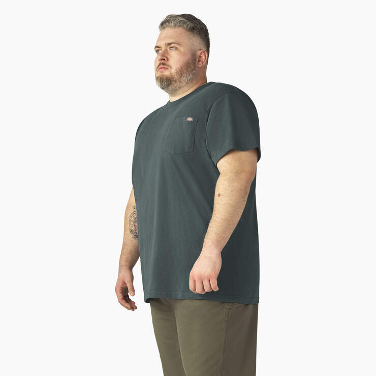 T-shirt épais à manches courtes et à poche - Lincoln Green (LN) numéro de l’image 7