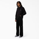 Chandail &agrave; capuchon de coupe d&eacute;contract&eacute;e avec logo skateboard Dickies sur la poitrine - Black &#40;KBK&#41;