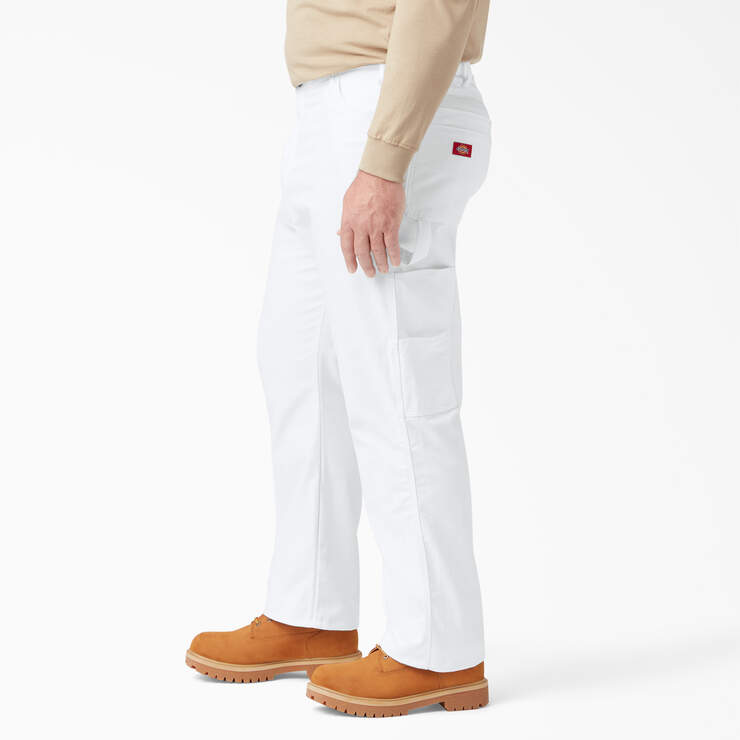 Pantalon de peintre de coupe décontractée - White (WH) numéro de l’image 6
