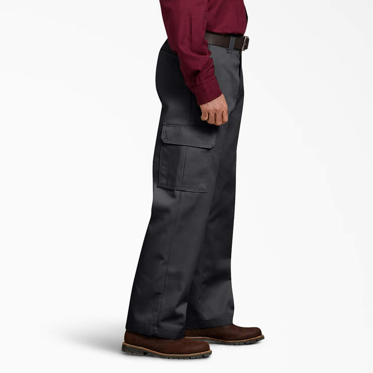 Pantalon de travail cargo de coupe décontractée - Black (BK) numéro de l’image 3