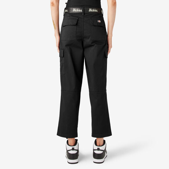 Women&#39;s Cropped Cargo Pants - Black &#40;BKX&#41;