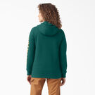 Chandail &eacute;pais avec logo sur la manche pour femmes - Forest Green &#40;FT&#41;