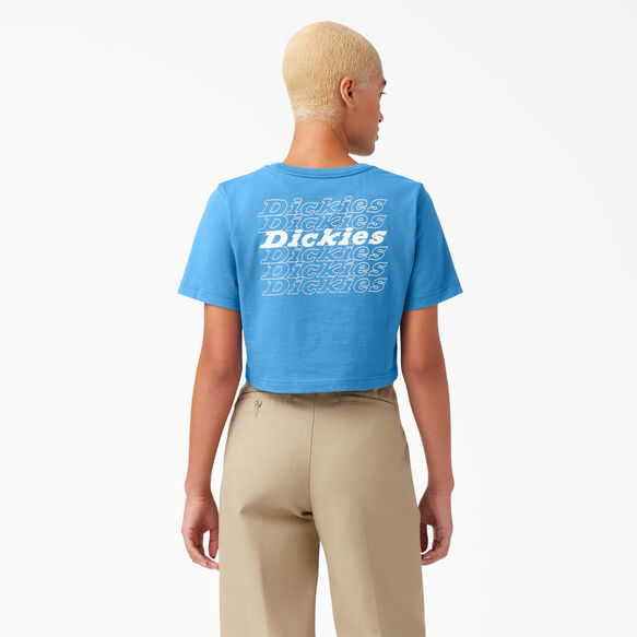 T-shirt court &agrave; imprim&eacute; pour femmes - Bright Cobalt &#40;B2T&#41;