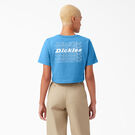 T-shirt court &agrave; imprim&eacute; pour femmes - Bright Cobalt &#40;B2T&#41;