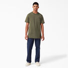 Short Sleeve Heavyweight Heathered T-Shirt - Military Green Heather &#40;MLD&#41;