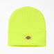 Tuque longue en tricot &agrave; revers - Neon Yellow &#40;EW&#41;