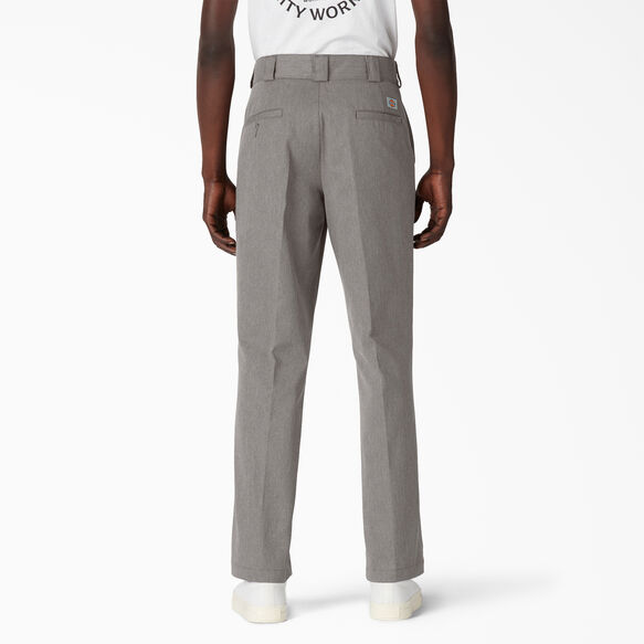 Regular Fit Single Dye Work Pants - Slate Gray Heather &#40;SH1&#41;