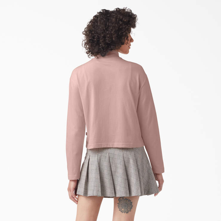 Women's Mapleton High Neck Long Sleeve T-Shirt - Light Pink (BPI) image number 2