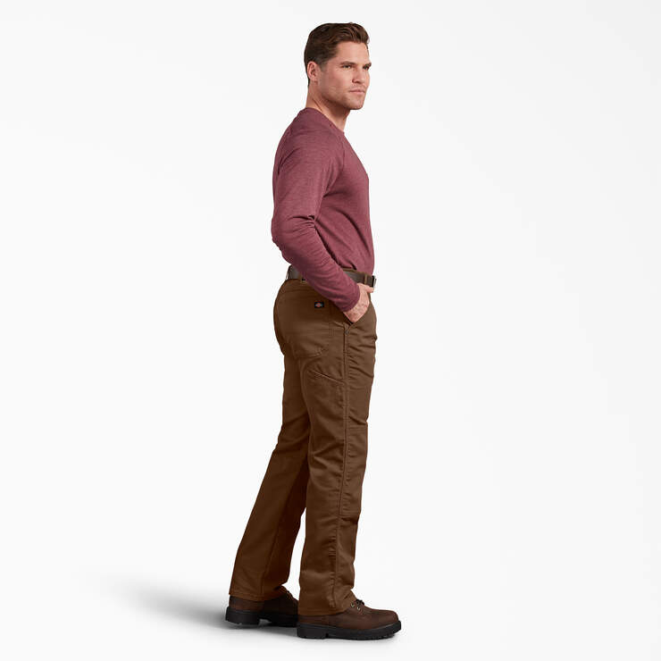 Pantalon standard en coutil à genoux renforcés - Stonewashed Timber Brown (STB) numéro de l’image 6