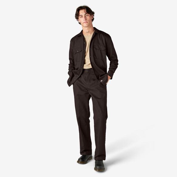 Long Sleeve Work Shirt - Dark Brown &#40;DB&#41;