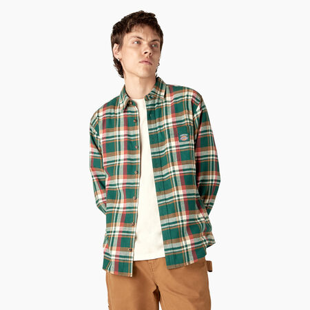 Dickies x Jameson Flannel Shirt - Jameson Green Plaid &#40;A2Z&#41;