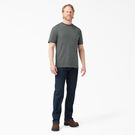 Heavyweight Heathered Short Sleeve Pocket T-Shirt - Hunter Green &#40;GHH&#41;