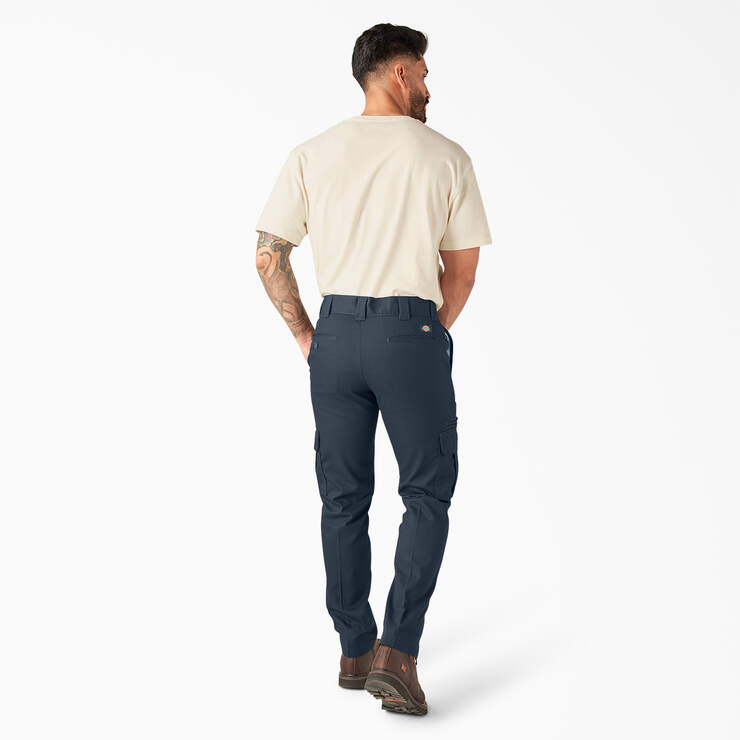 Slim Fit Cargo Pants - Dark Navy (DN) image number 5