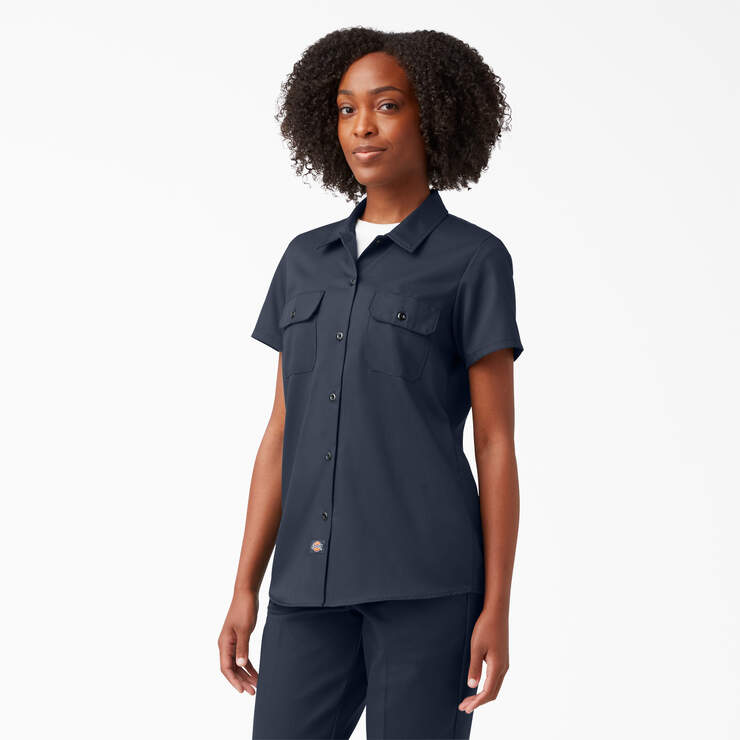 Women's 574 Original Work Shirt - Dark Navy (ASN) image number 1