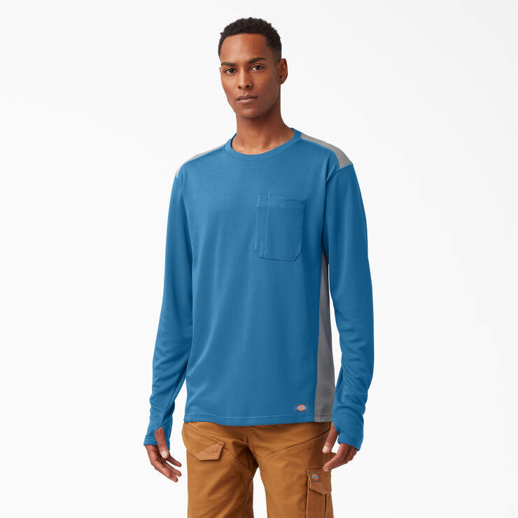 T-shirt à manches longues avec technologie Temp-iQ 365 - Vallarta Blue (V2B) numéro de l’image 1