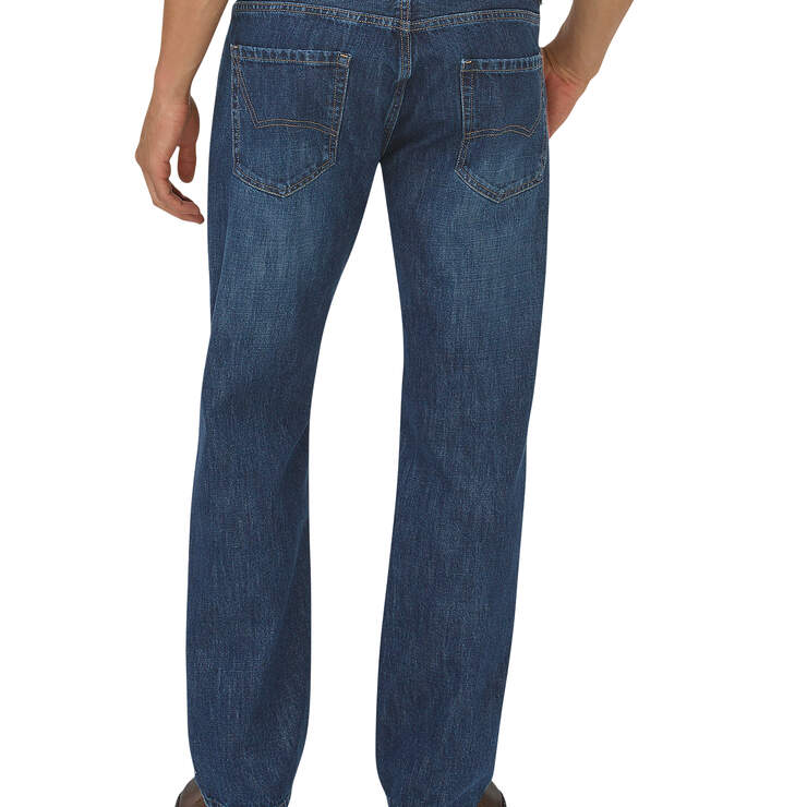 Dickies X-Series Relaxed Fit Straight Leg 5-Pocket Denim Jean - Medium Indigo Blue (HMI) image number 2