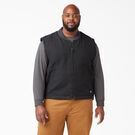 High Pile Fleece Lined Duck Vest - Rinsed Black &#40;RBK&#41;
