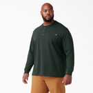 Long Sleeve Heavyweight Henley Shirt - Hunter Green &#40;GH&#41;
