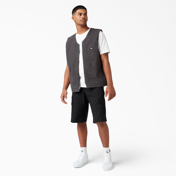 Short cargo d&eacute;contract&eacute;, 13&nbsp;po - Black &#40;BK&#41;
