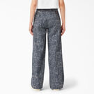 Pantalon de travail de coupe standard &agrave; jambe large pour femmes - Rinsed Navy Crosshatch &#40;R2A&#41;