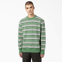 Westover Striped Crew Neck Sweatshirt - Dark Ivy Variegated Stripe (DSV)